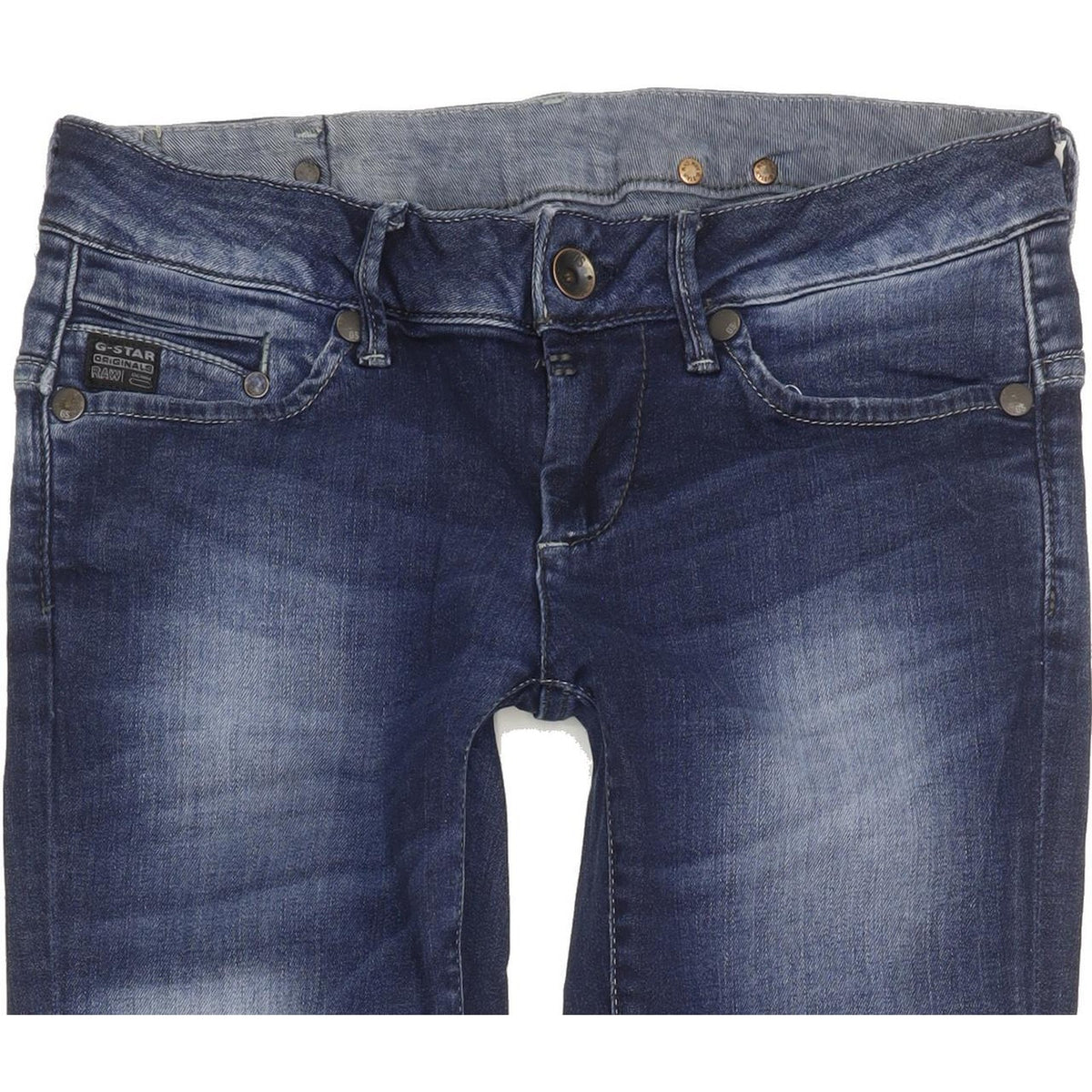 G-Star Midge Women Blue Skinny Slim Stretch Jeans W27 L32