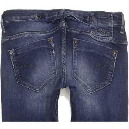 G-Star Midge Women Blue Skinny Slim Stretch Jeans W27 L32