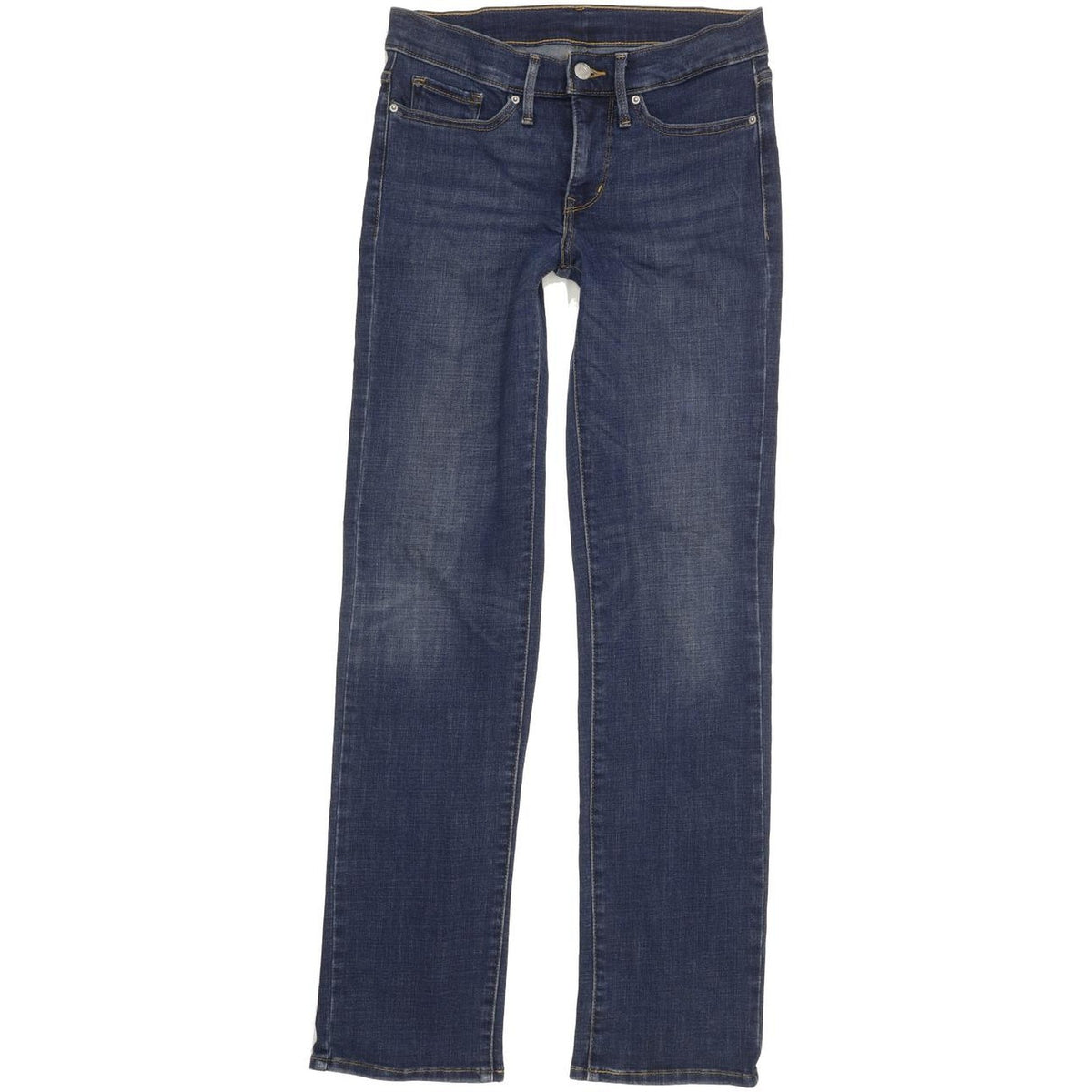 Levi's Women Blue Straight Slim Stretch Jeans W28 L31