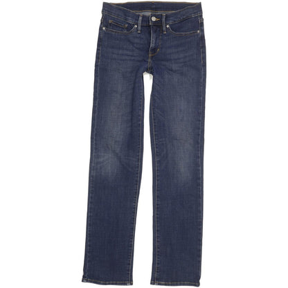 Levi's Women Blue Straight Slim Stretch Jeans W28 L31