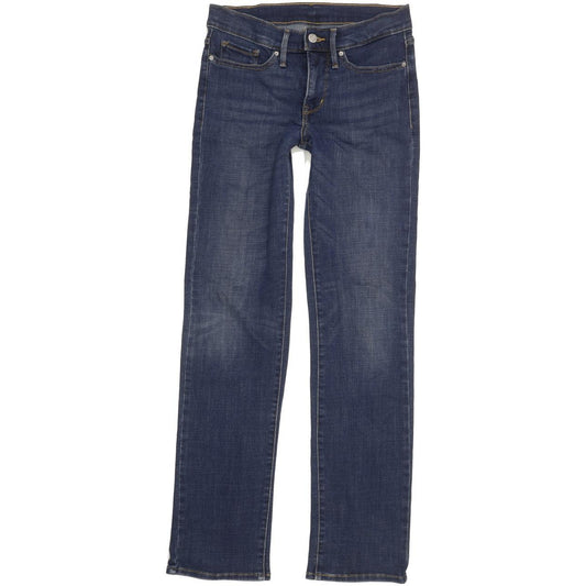 Levi's Women Blue Straight Slim Stretch Jeans W28 L31