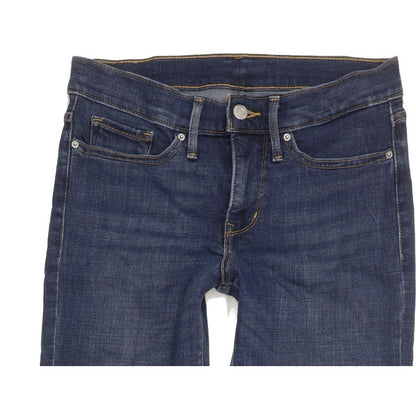 Levi's Women Blue Straight Slim Stretch Jeans W28 L31