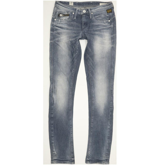 G-Star Ocean Women Blue Skinny Slim Stretch Jeans W26 L32