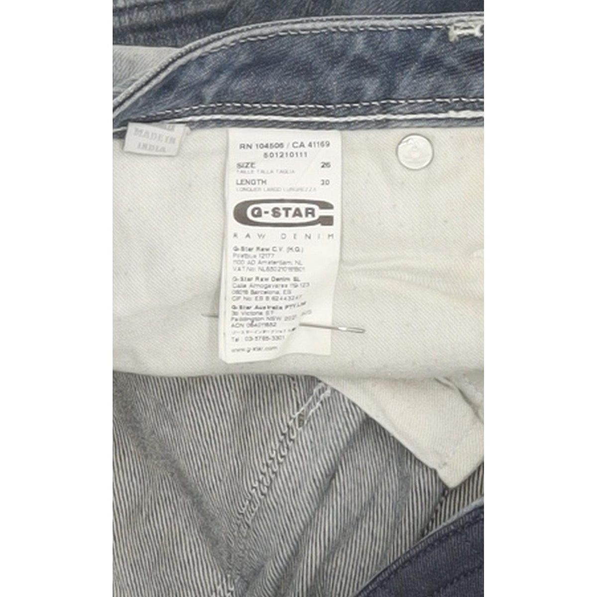 G-Star Ocean Women Blue Skinny Slim Stretch Jeans W26 L32