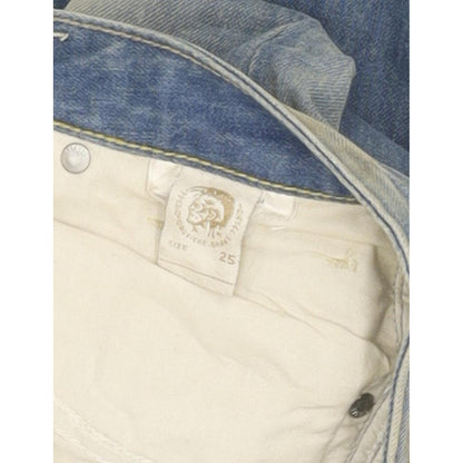 Diesel Eazee 0822C Blue Tapered Relaxed Boyfriend Jeans High Waisted W25 L32