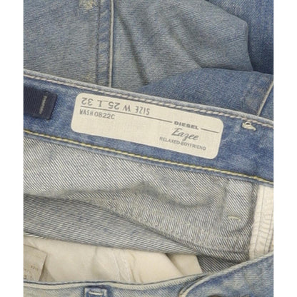 Diesel Eazee 0822C Blue Tapered Relaxed Boyfriend Jeans High Waisted W25 L32