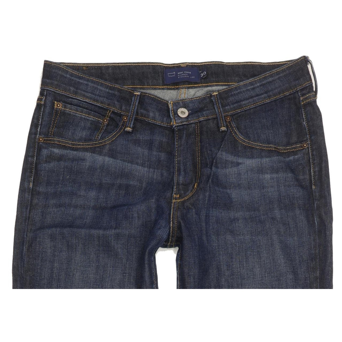 Levi's Demi Curve Women Blue Straight Classic Stretch Jeans W30 L31