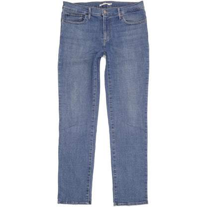 Levi's Slimming Women Blue Straight Slim Stretch Jeans W31 L32