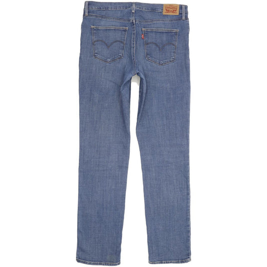 Levi's Slimming Women Blue Straight Slim Stretch Jeans W31 L32
