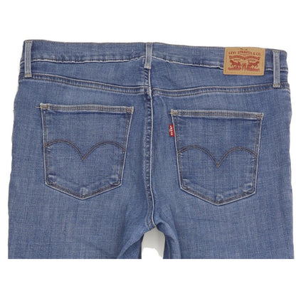 Levi's Slimming Women Blue Straight Slim Stretch Jeans W31 L32