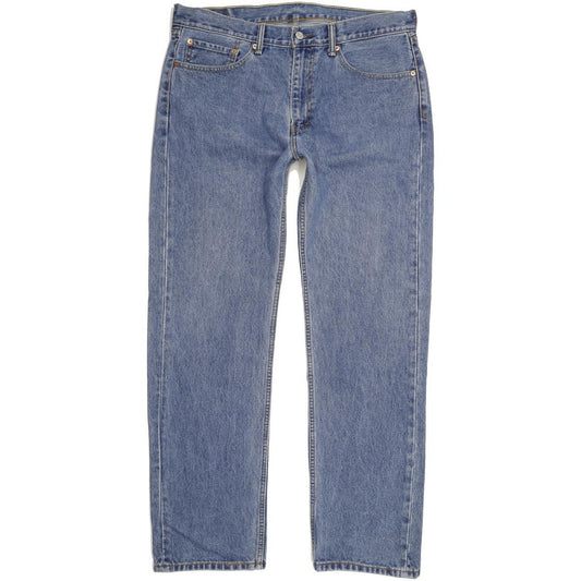 Levi's 505 Men Blue Straight Slim Jeans W36 L32