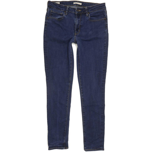 Levi's 721 Women Blue Skinny Slim Stretch Jeans W31 L30