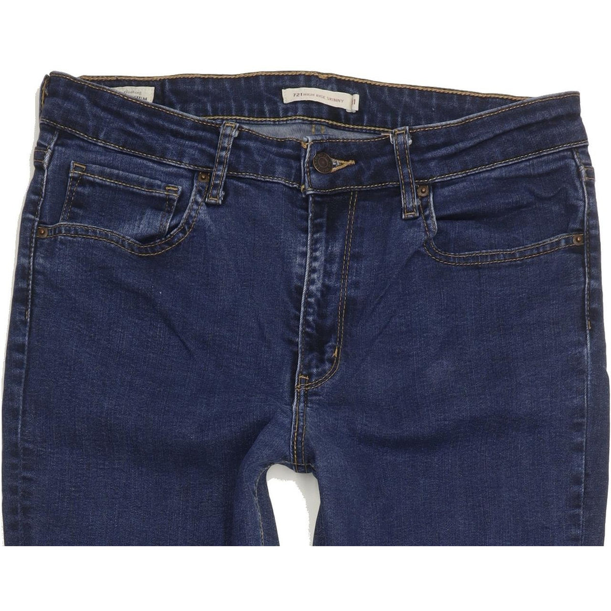 Levi's 721 Women Blue Skinny Slim Stretch Jeans W31 L30