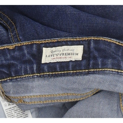 Levi's 721 Women Blue Skinny Slim Stretch Jeans W31 L30