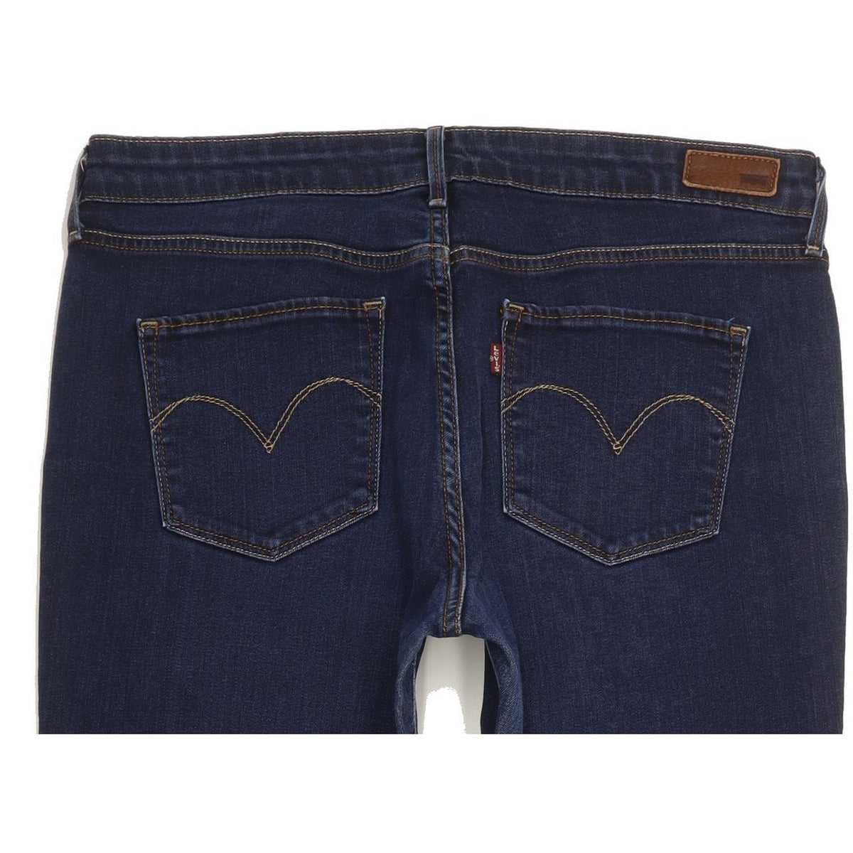 Levi's Demi Curve Women Blue Straight Slim Stretch Jeans W32 L28