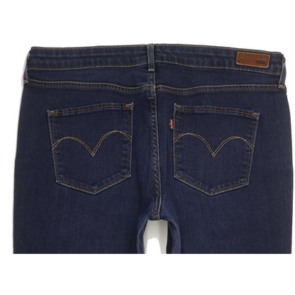 Levi's Demi Curve Women Blue Straight Slim Stretch Jeans W32 L28