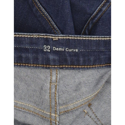 Levi's Demi Curve Women Blue Straight Slim Stretch Jeans W32 L28