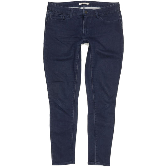 Levi's 711 Women Blue Skinny Slim Stretch Jeans W32 L30
