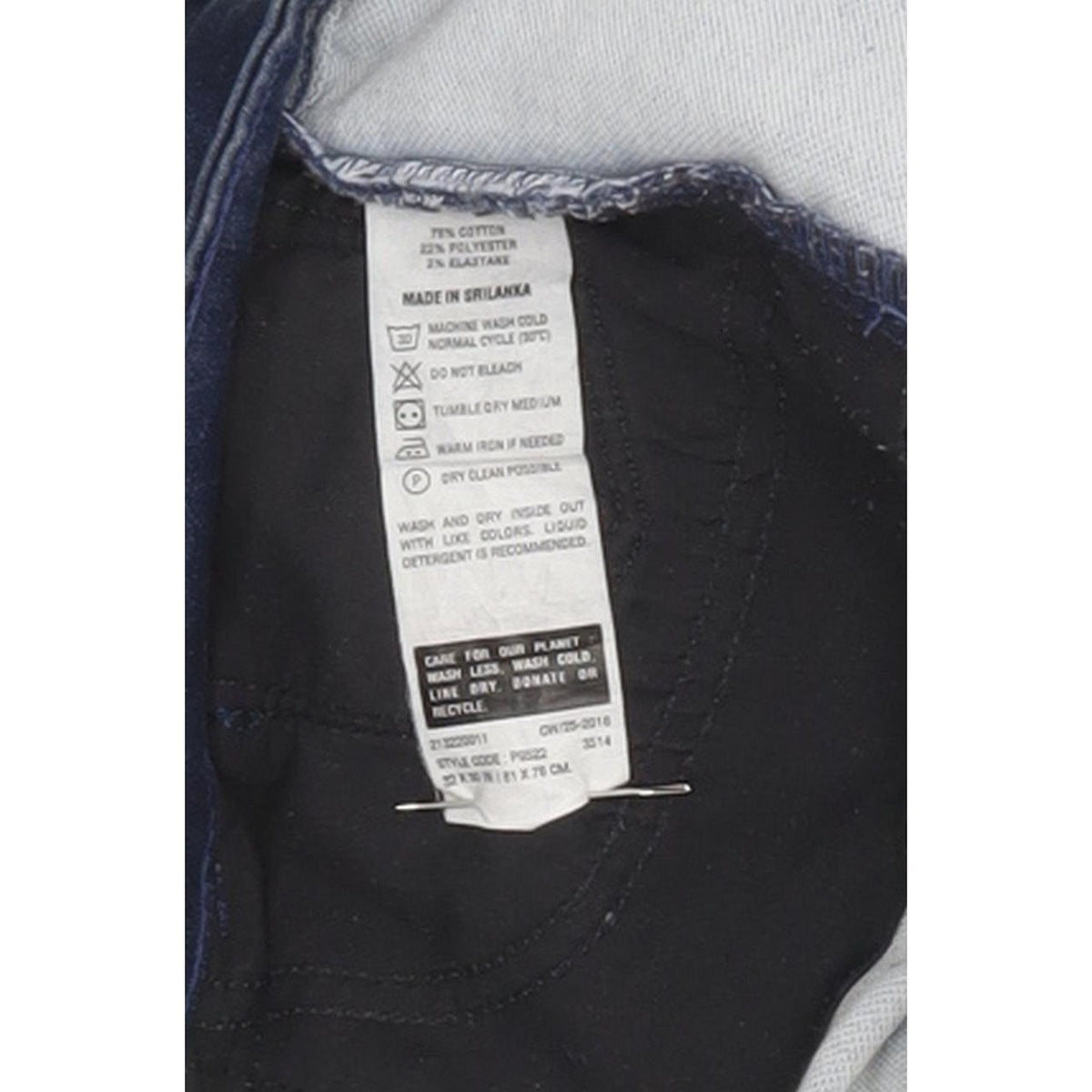 Levi's 711 Women Blue Skinny Slim Stretch Jeans W32 L30