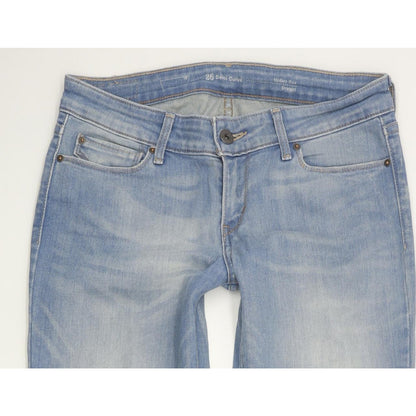 Levi's Demi Curve Women Blue Straight Slim Stretch Jeans W26 L32