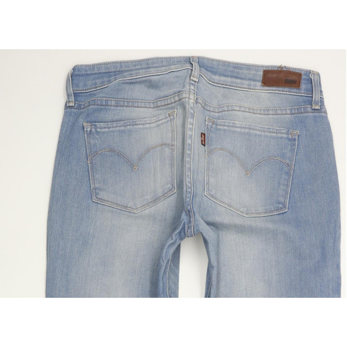 Levi's Demi Curve Women Blue Straight Slim Stretch Jeans W26 L32