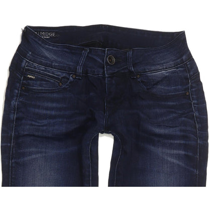 G-Star Midge Cody Women Navy Skinny Slim Stretch Jeans W27 L31