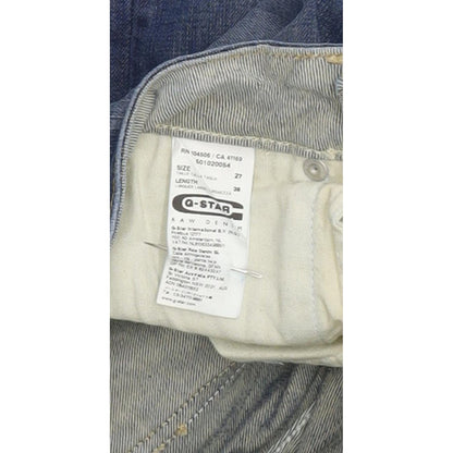 G-Star Midge Women Blue Straight Slim Stretch Jeans W27 L35