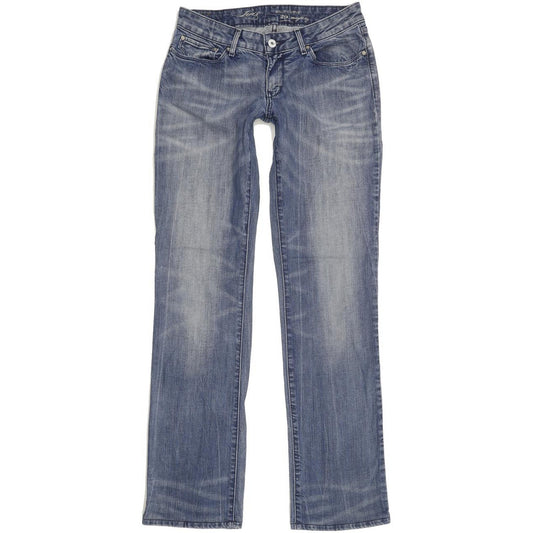 Levi's Bold Curve Women Blue Straight Slim Stretch Jeans W29 L32