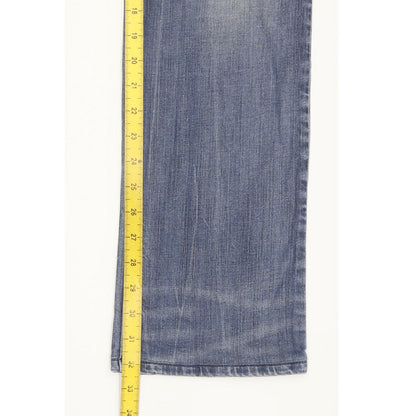 Levi's Bold Curve Women Blue Straight Slim Stretch Jeans W29 L32