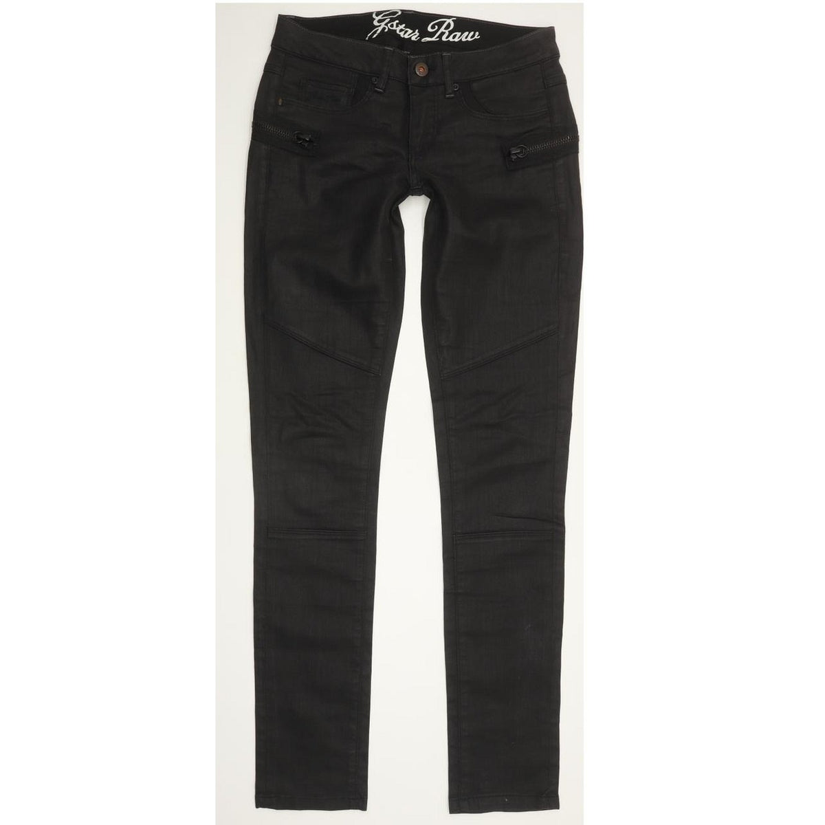 G-Star Railroad Women Black Skinny Slim Stretch Leggings W27 L31
