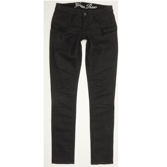 G-Star Railroad Women Black Skinny Slim Stretch Leggings W27 L31