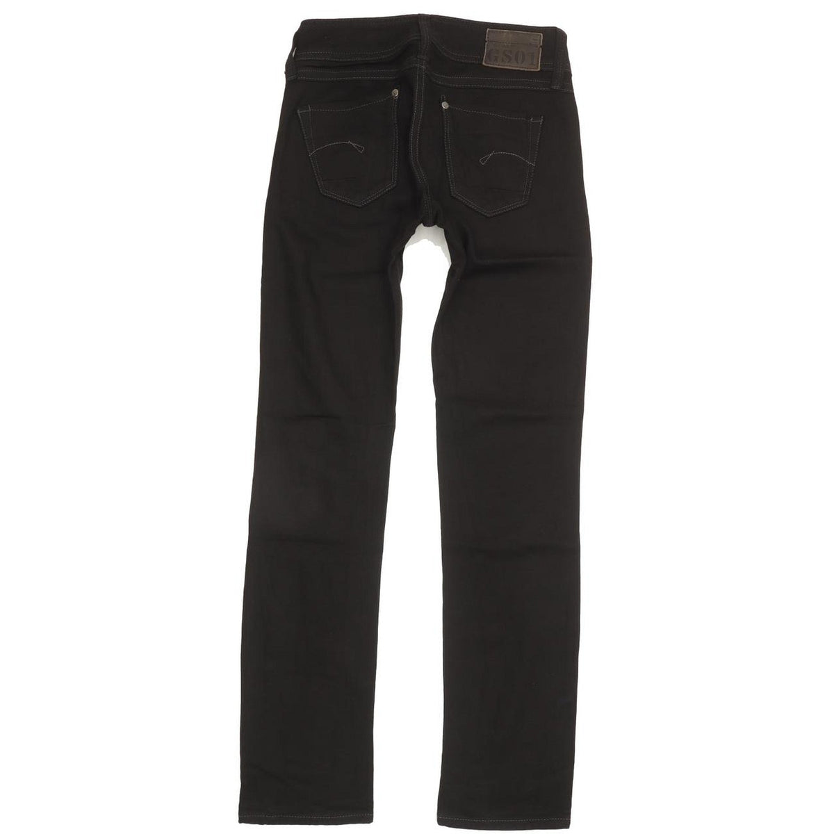 G-Star Ford Women Black Straight Slim Jeans W26 L30