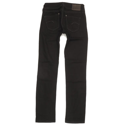 G-Star Ford Women Black Straight Slim Jeans W26 L30