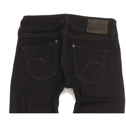 G-Star Ford Women Black Straight Slim Jeans W26 L30