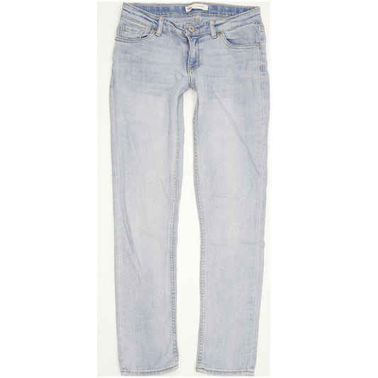 Levi's 711 Kids Women Blue Skinny Slim Stretch Jeans W26 L27