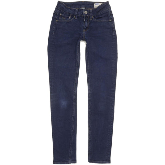G-Star 3301 Contour Women Blue Skinny Slim Stretch Jeans W25 L28