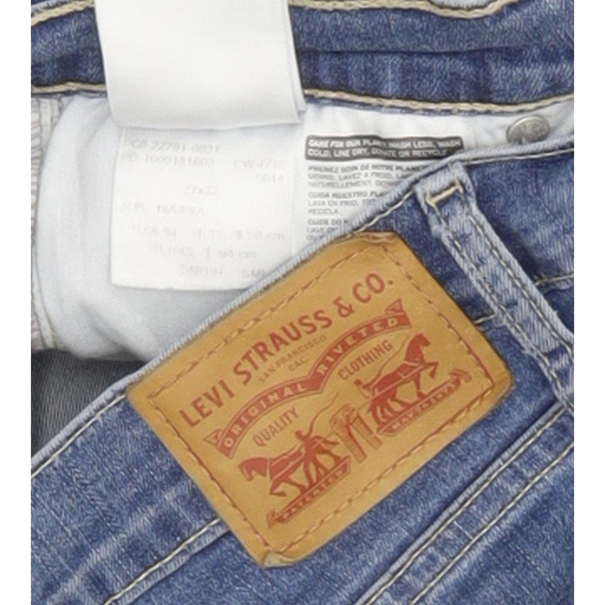 Levi's Mile Women Blue Skinny Slim Stretch Jeans W27 L31