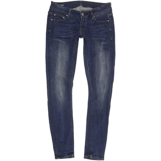 G-Star 3301 Low Women Blue Skinny Slim Stretch Jeans W29 L31