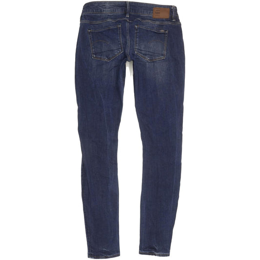 G-Star 3301 Low Women Blue Skinny Slim Stretch Jeans W29 L31
