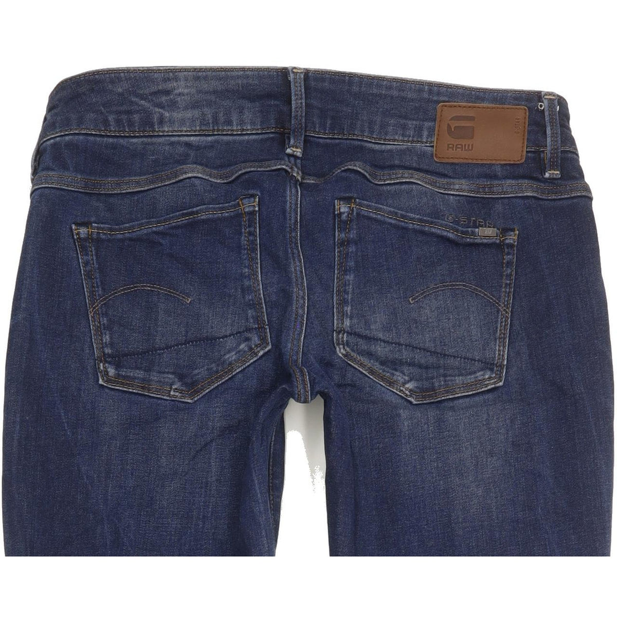 G-Star 3301 Low Women Blue Skinny Slim Stretch Jeans W29 L31