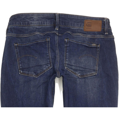 G-Star 3301 Low Women Blue Skinny Slim Stretch Jeans W29 L31