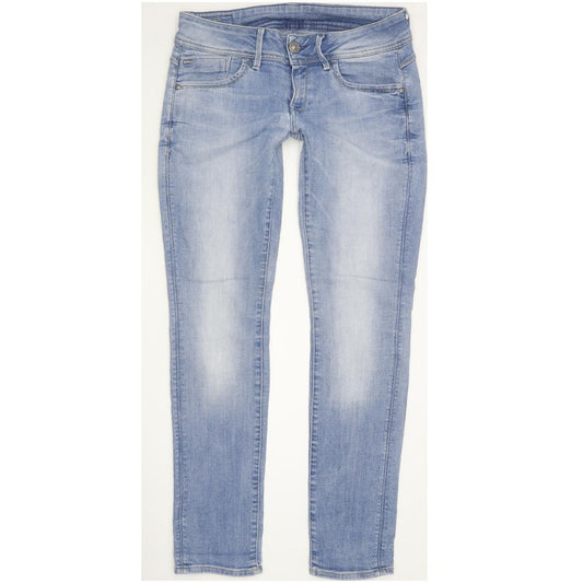 G-Star Lynn Mid Women Blue Skinny Slim Stretch Jeans W28 L30
