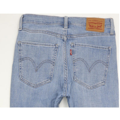 Levi's Mile Blue Skinny Slim Stretch Jeans High Waisted W27 L32