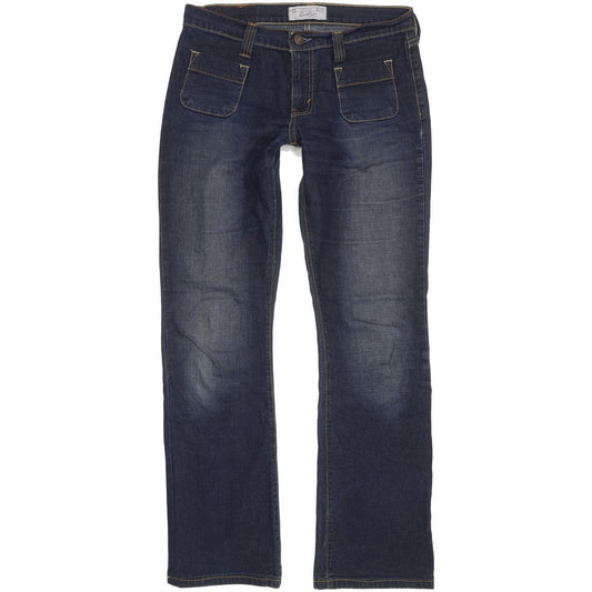 Levi's Signature Strauss Women Blue Bootcut Slim Stretch Jeans W30 L31