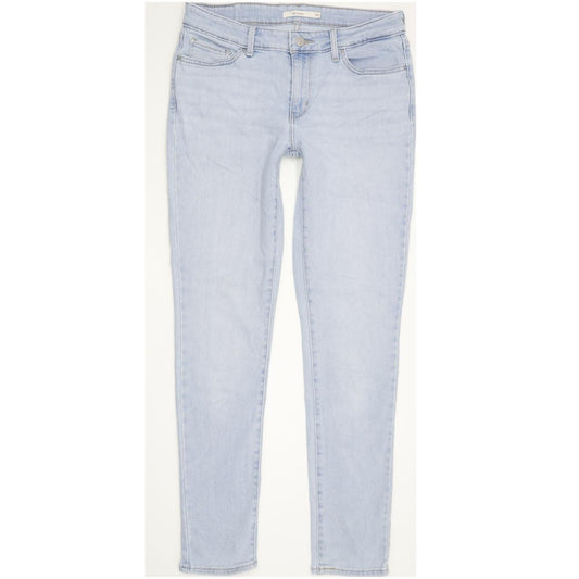 Levi's 711 Women Blue Skinny Slim Stretch Jeans W29 L29