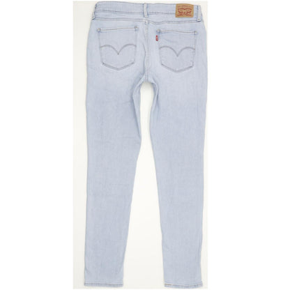 Levi's 711 Women Blue Skinny Slim Stretch Jeans W29 L29