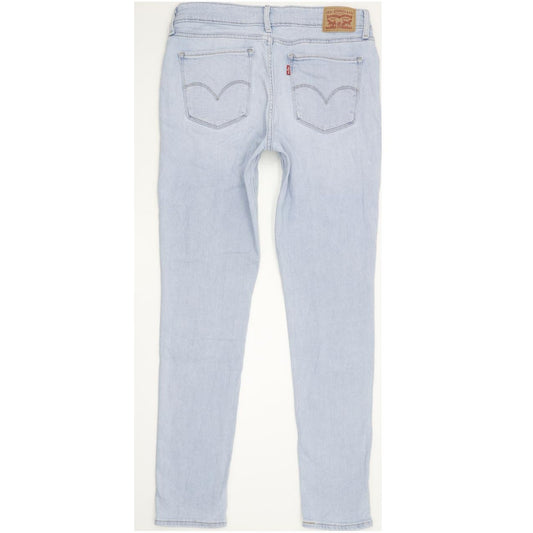 Levi's 711 Women Blue Skinny Slim Stretch Jeans W29 L29