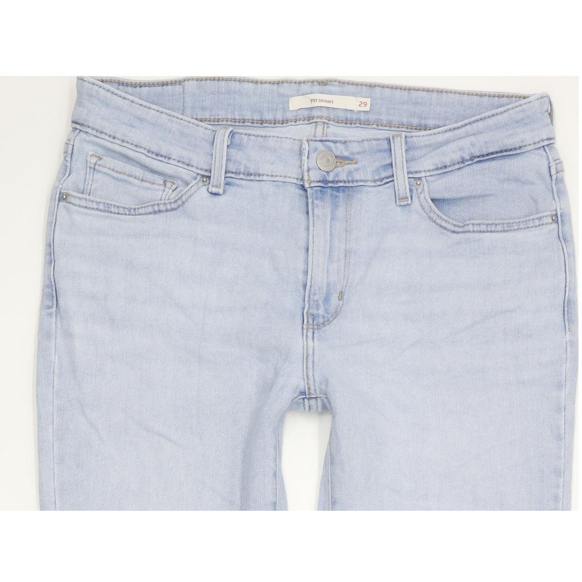 Levi's 711 Women Blue Skinny Slim Stretch Jeans W29 L29