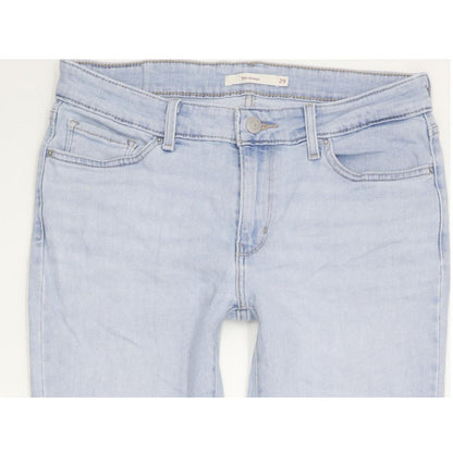 Levi's 711 Women Blue Skinny Slim Stretch Jeans W29 L29