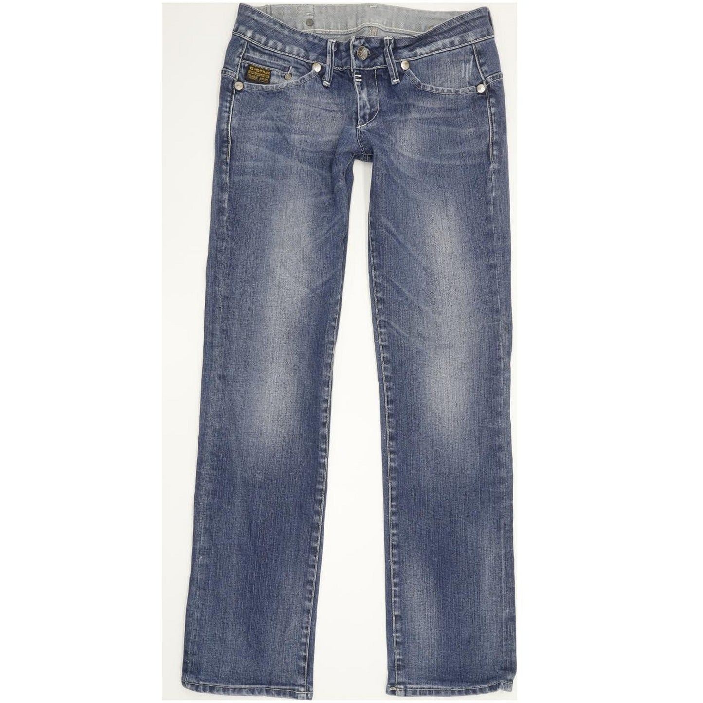 G-Star Midge Women Blue Straight Slim Stretch Jeans W29 L30
